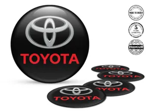 Toyota Pegatinas de Aro para Autos Emblemas de Alta Calidad